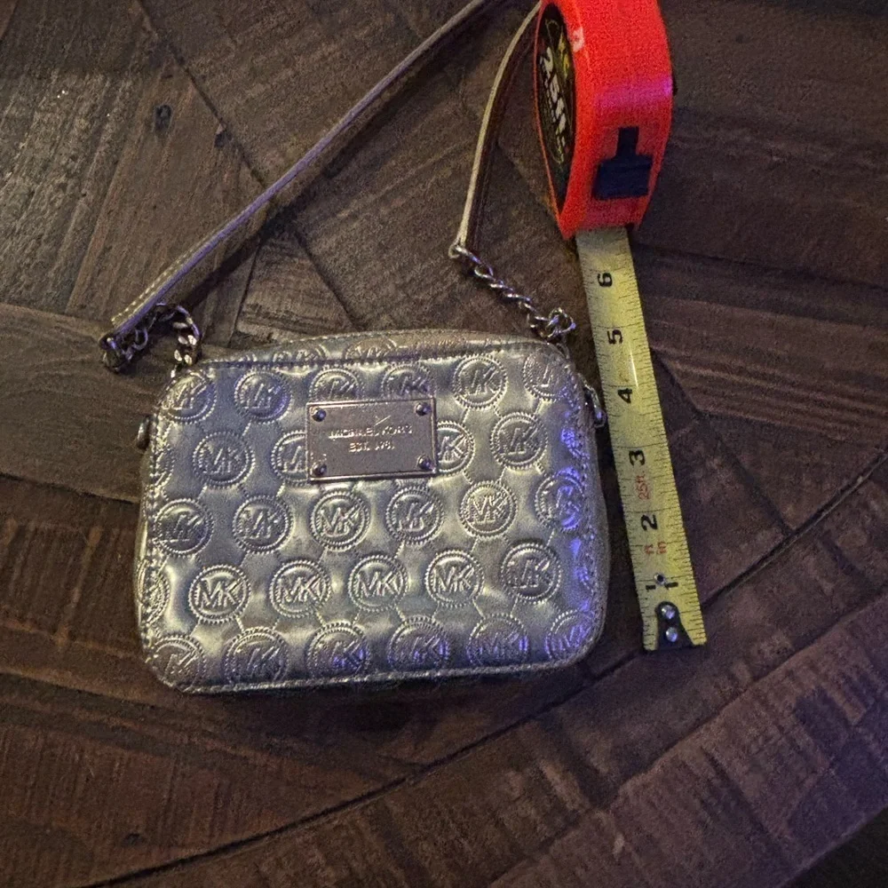 Michael Kors Gold  Crossbody Bag with Ornate Design.Great Condition!